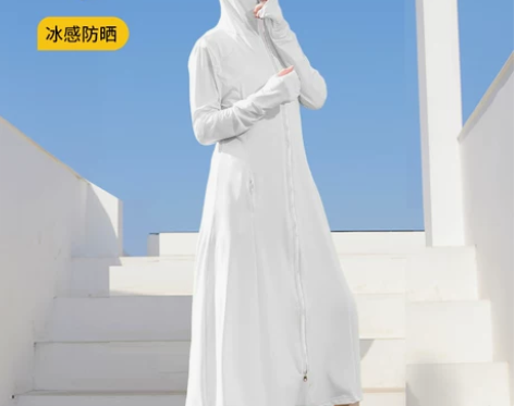 长款防晒衣女夏季2022新款可外穿全身防紫...