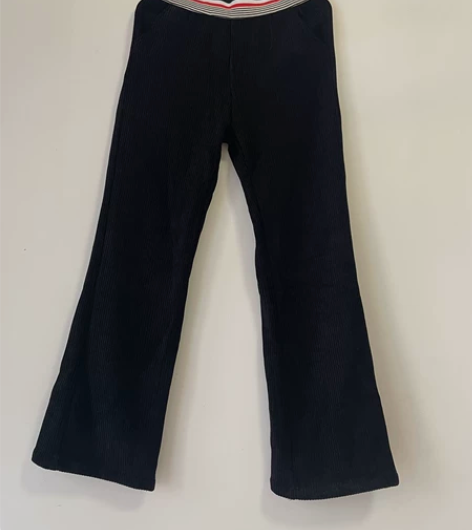 灯芯绒喇叭裤阔腿裤女加绒裤子金丝绒条绒加厚...