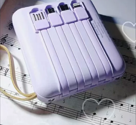 (亏本卖)迷你自带线20000毫安大容量充...