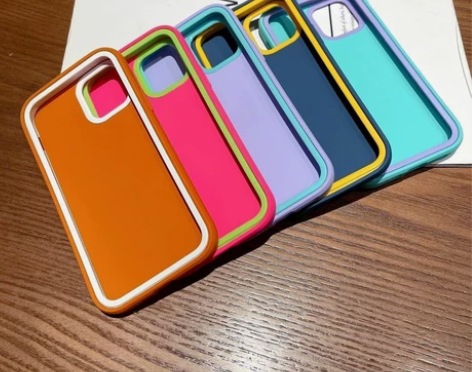 液态硅胶三合一iPhone系列手机壳[闪亮...