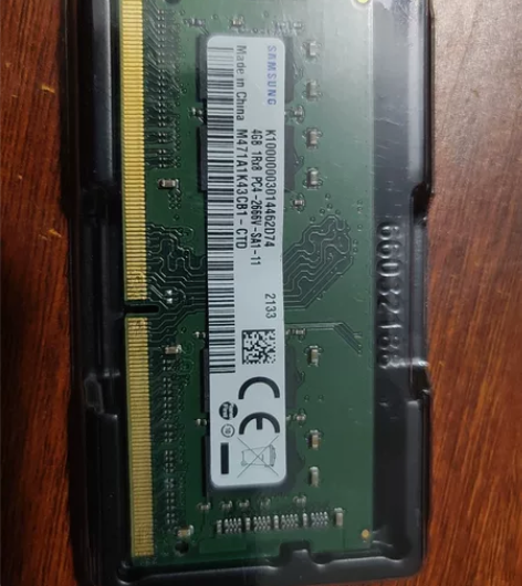 三星 ddr4 2666v 4g 双面颗粒...