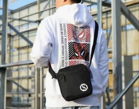 【店铺不开了，包邮处理】男士帆布包单肩包韩...