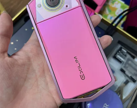 卡西欧自拍神器 tr750限量 蜜桃粉 自...