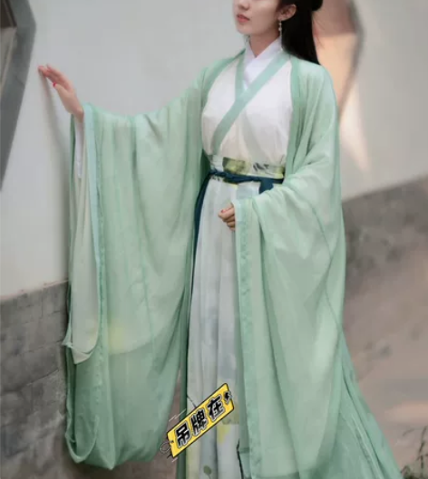 如梦霓裳 原创魏晋风 汉服女日常 交领齐腰...