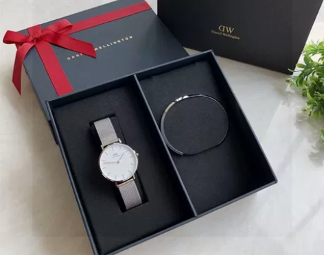 DW手表手镯礼盒 手表后盖 可以查询序列号...