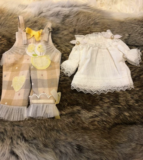 【bjd6分好看好用的单品】糖多贴布背带裤...
