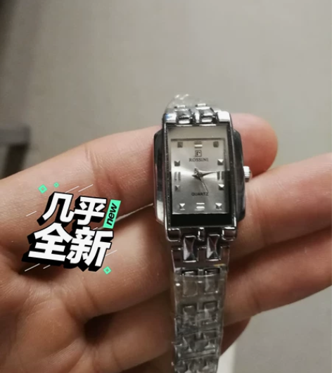 石英罗西尼rossini女士手表，方形手表...