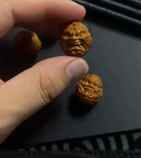 恶僧 恶僧橄榄核 视频里尺寸2.1x2.4...