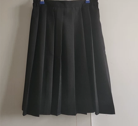 中长款黑色百褶裙，腰围约72到80，裙长5...
