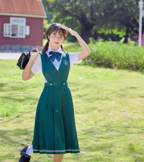 哈利波特霍格沃茨夏季制服，JK学院风连衣裙...