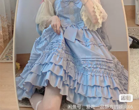 柏林少女  可可甜心酱Lolita 蓝色l...