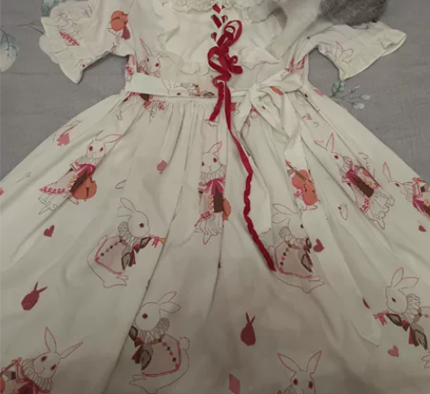 咖啡兔洛丽塔Lolita小裙子女装童装,M...