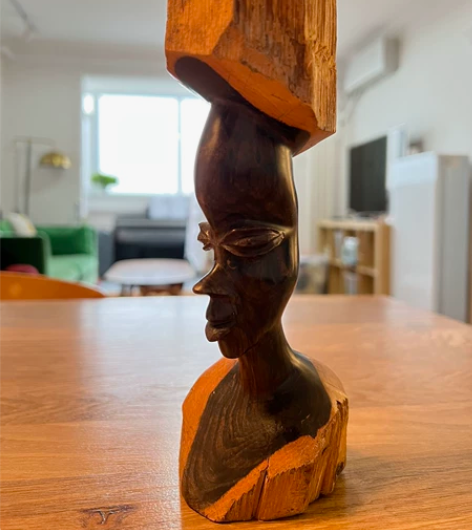 非洲带回的手工木雕 感兴趣的话点“我想要”...