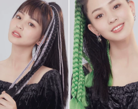 LUCY LEE霹雳拳击重辫女生假发马尾神...