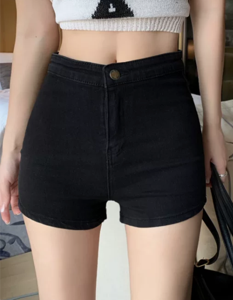 黑色紧身牛仔裤女秋冬2022年新款高腰辣