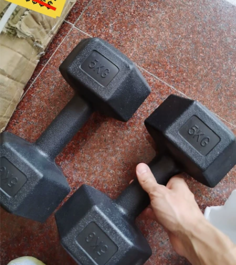 六角哑铃初中生10公斤15kg家用20KG...