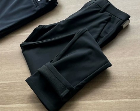 弹暖系列!内里复合保暖绒!冬季男士垂感免烫...