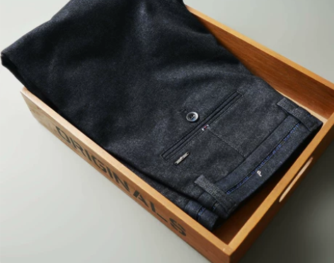 细腻竹纤维+磨毛加厚！秋冬新款男士休闲裤 ...