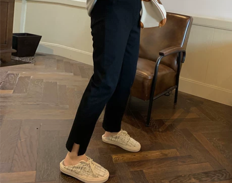 直筒烟管牛仔裤女春秋胖妹妹大码高腰黑色小脚...