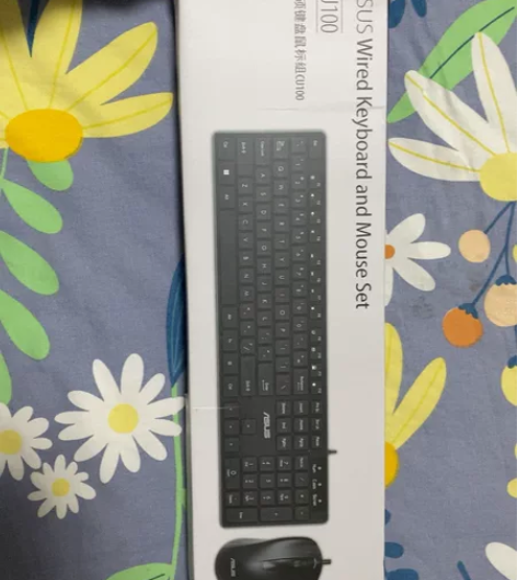 华硕（ASUS）华硕CU100黑色有线键盘...