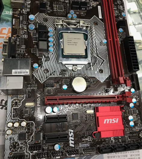 H110M微星主板＋G4400处理器，无修...