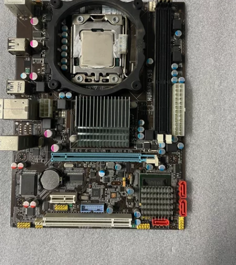 拆机华南X58主板 送一个X5560芯片 ...