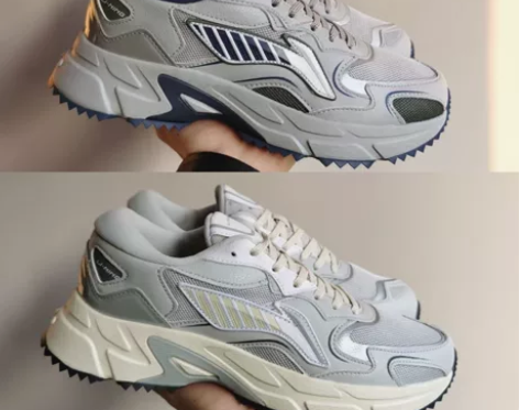 李宁经典复古跑鞋 少数微瑕疵，配其他李宁盒...