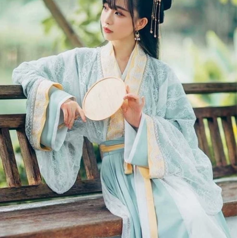 十三余千堆雪正品汉服魏晋上衣两件套 全新未...