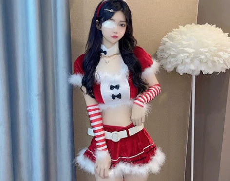 圣诞节服饰cosplay兔子装夜店纯欲舞台...