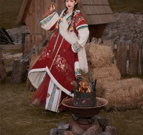 标价秒收 七月夕汉服玄女 收全套（交领上袄...