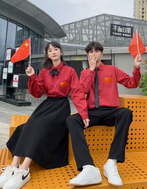 班服学院风初高中学生大合唱演出服诗歌朗诵服...