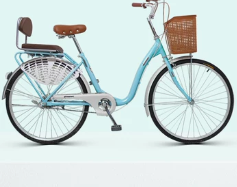 官方旗舰店凤凰牌自行车女24寸26轻便代步...