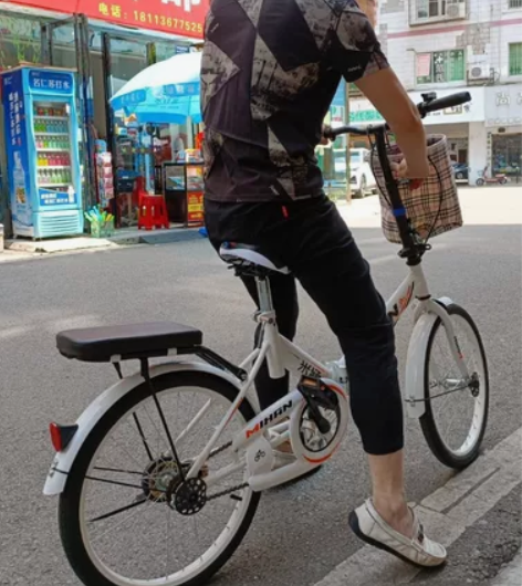 【亏本特价】新款20寸铝合金折叠自行车脚踏...