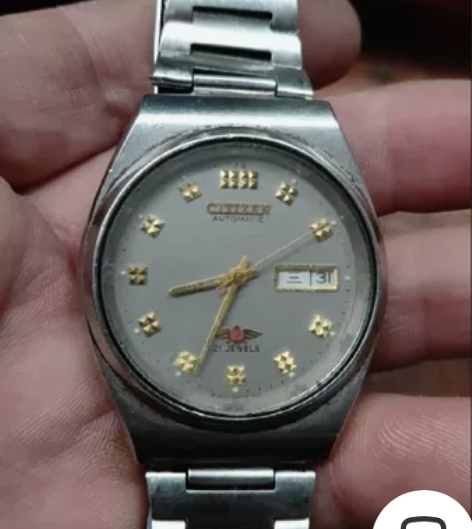 八十年代老式日式西铁城8200自动机械21...