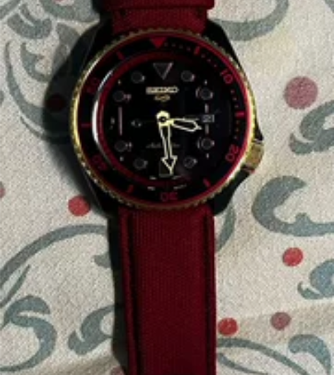 【街霸联名款】SEIKO精工5号手表情侣表...