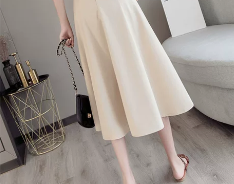 适合胯大腿粗的裙子2019夏新款a字半身裙...