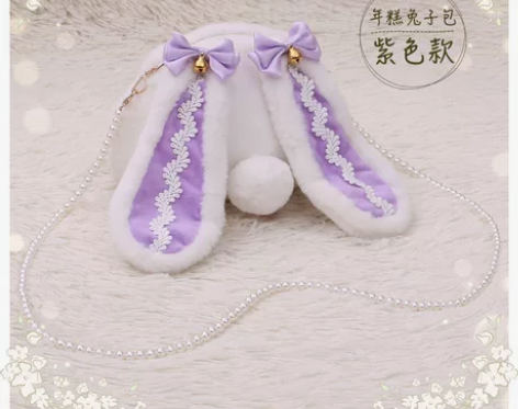 年糕兔子主题Q甜可爱洛丽塔Lolita配饰...