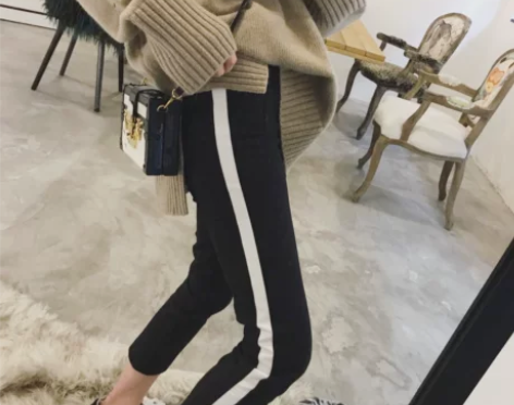 @ZY喜哥 松紧打底裤 bf风休闲裤运动裤...