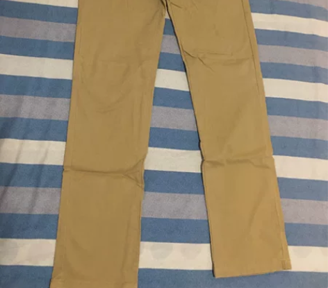 男士纯棉休闲裤，卡其色，春秋款，码数170...