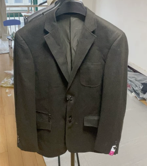 雅鹿全新男士休闲羊毛西服 都是在包装拆出来...