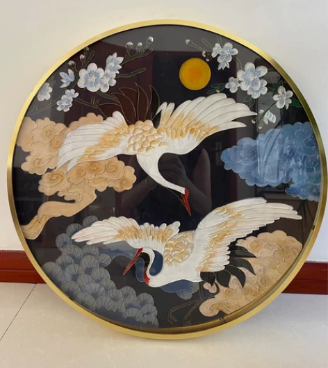 景泰蓝掐丝珐琅工艺画（60cm*60cm）...