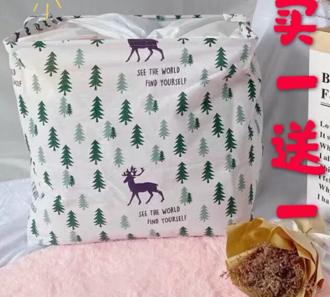 棉被收纳袋超大号装被子衣物收纳筐帆布防潮袋...