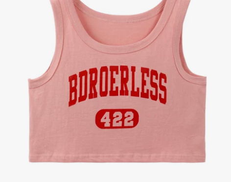 美式复古甜辣小背心吊带女夏季粉色内搭ins...