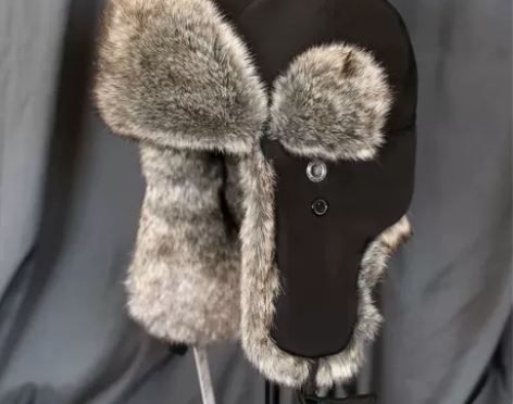 VISON 东北棉帽雷锋帽冬季滑雪骑车防寒...