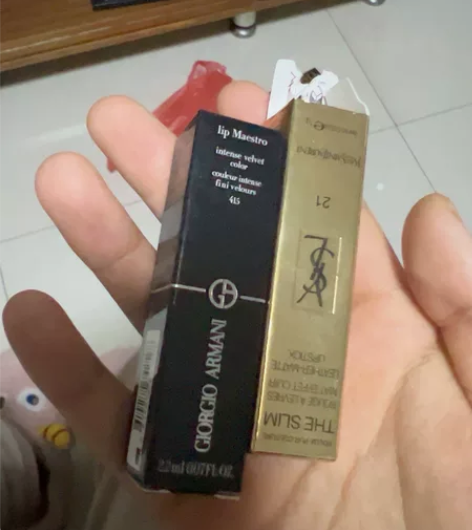 ysl 和阿玛尼口红小样49.9出不还价 ...