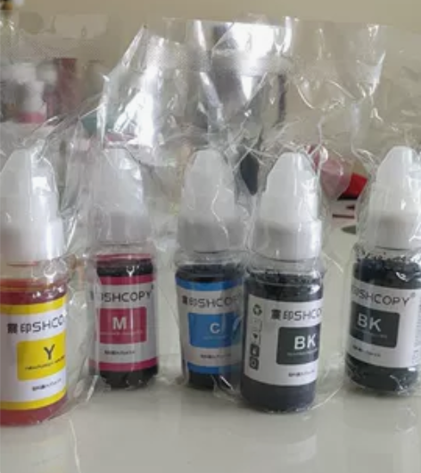 全新未开封 震印染料墨水5瓶（两瓶黑色） ...