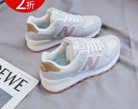 正品新百伦运动鞋女ins百搭春秋nb女鞋阿甘