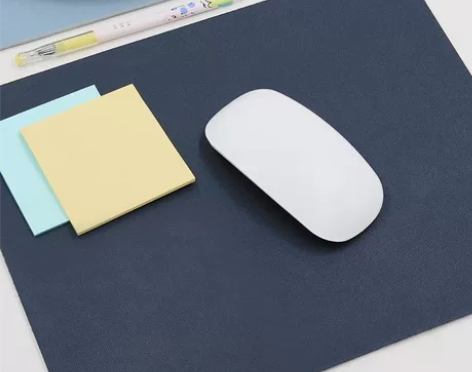 【清仓转行！全新包邮！】小号纯色皮质鼠标垫...