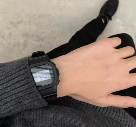 卡西欧小方块DW5600BB酷黑小方块GS...