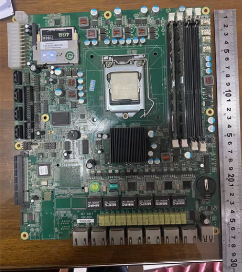 一张7个网口X86主板，网卡芯片是千M I...